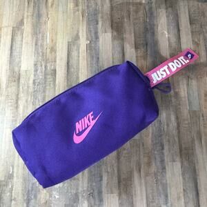 Nike Purple Pencil Gym Organizer Zipper Pouch Lightweight LOOK AT PICTURES